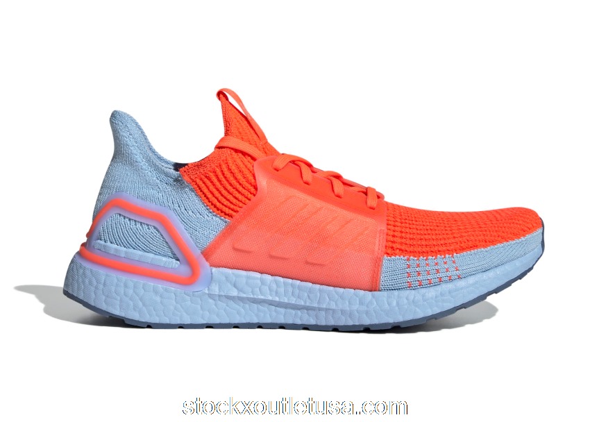 Outlet adidas Ultra Boost 19 Solar Red Glow Blue G27505