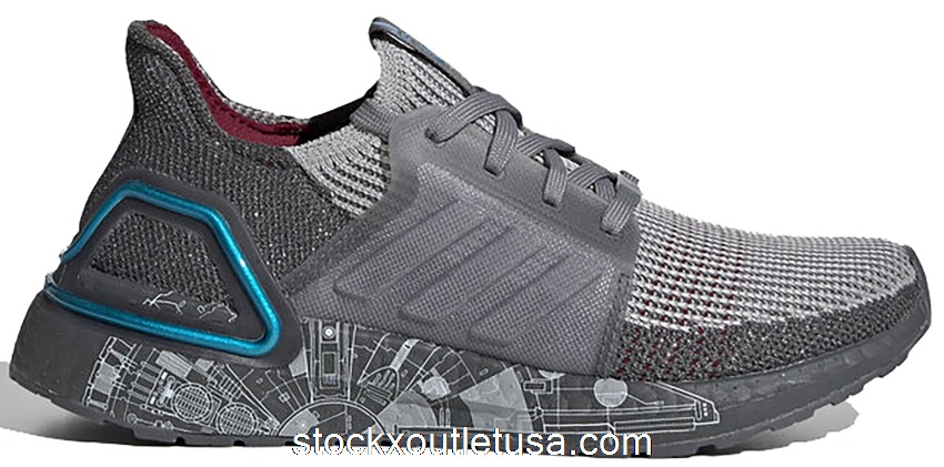 Outlet adidas Ultra Boost 19 Star Wars Millennium Falcon (GS) FW4230