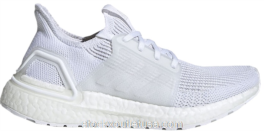 Outlet adidas Ultra Boost 19 Triple White (Youth) EF0931