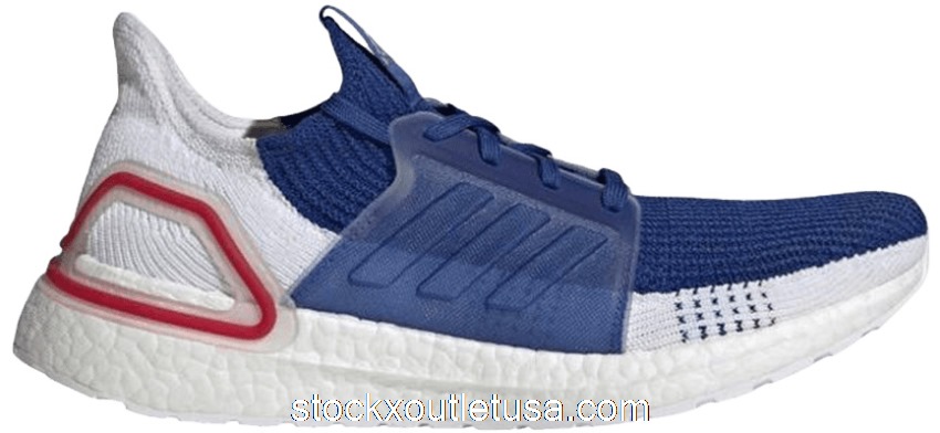 Outlet adidas Ultra Boost 19 White Blue EF1340