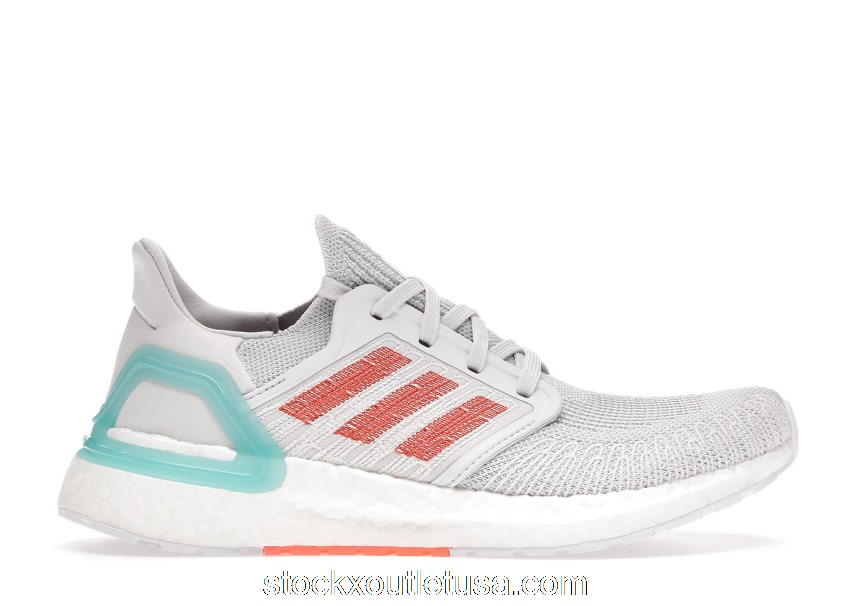 Outlet adidas Ultra Boost 20 Blue Spirit True Orange Sharp Blue (W) EG0770