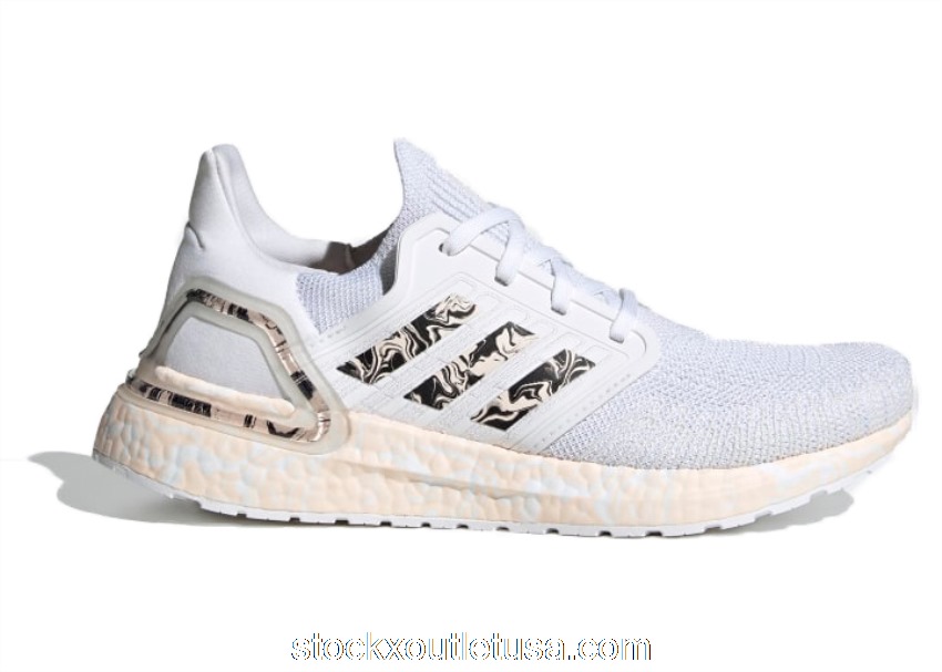 Outlet adidas Ultra Boost 20 Glam Pack White Pink Tint (W) FW5721