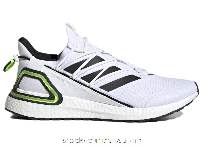 Outlet adidas Ultra Boost 20 Lab Core White Signal Green GY8108