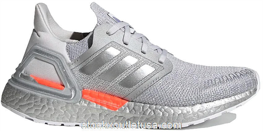 Outlet adidas Ultra Boost 20 NASA Halo Silver (GS) FZ2925