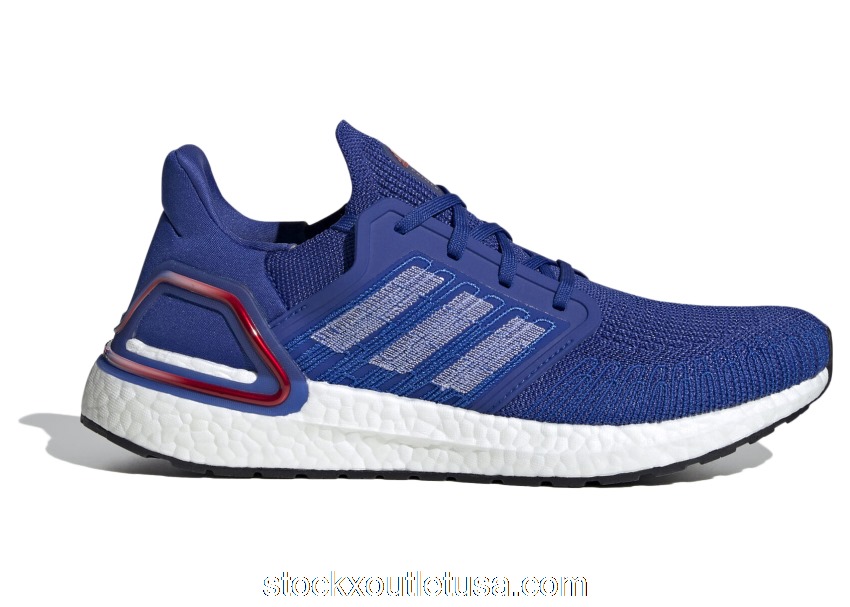 Outlet adidas Ultra Boost 20 Royal Blue Scarlet EG0758