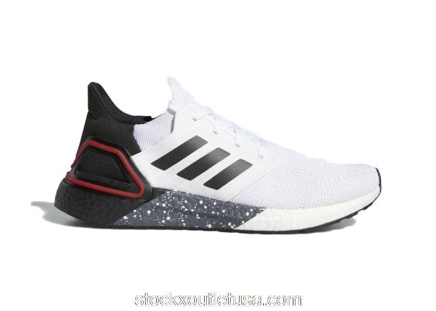 Outlet adidas Ultra Boost 20 White Scarlet FX8333
