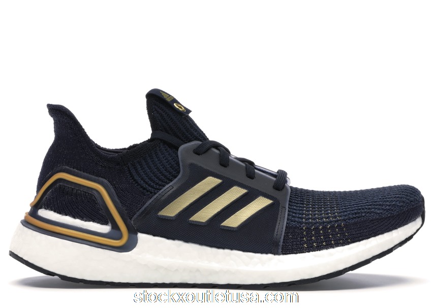 Outlet adidas Ultra Boost 2019 Blue Gold (US) EE9447