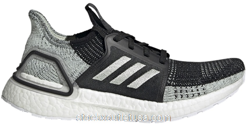 Outlet adidas Ultra Boost 2019 Core Black Linen Green (W) G27484