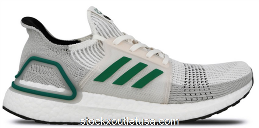 Outlet adidas Ultra Boost 2019 White Green EE7517