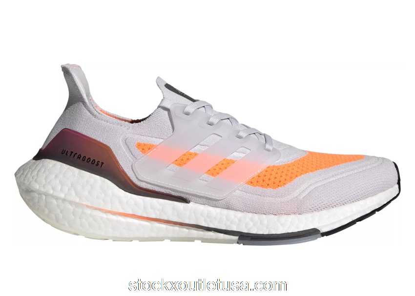 Outlet adidas Ultra Boost 21 Dash Grey Screaming Orange FY0375