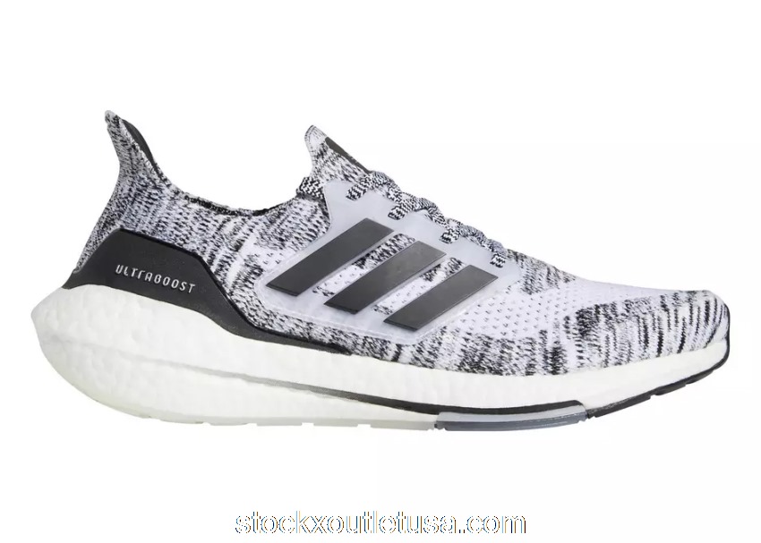 Outlet adidas Ultra Boost 21 White Black GV7709
