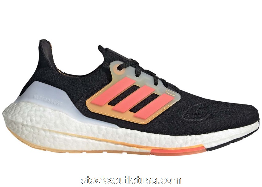 Outlet adidas Ultra Boost 22 Black Turbo Flash Orange GX5464