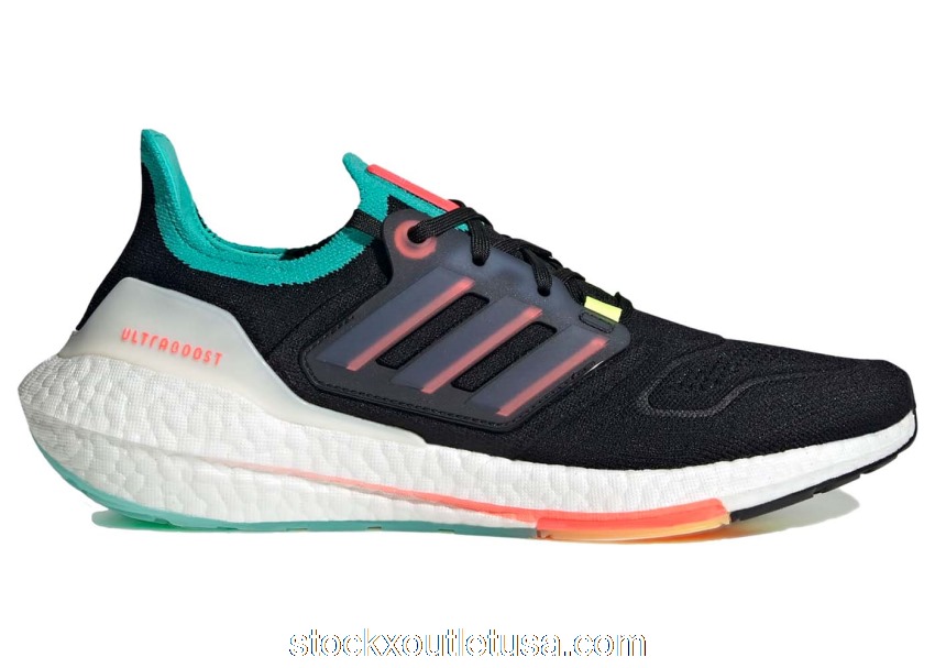 Outlet adidas Ultra Boost 22 Black Turbo Mint Rust GX5497