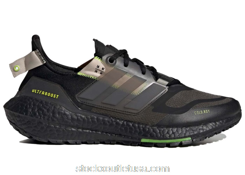 Outlet adidas Ultra Boost 22 Cold.Rdy Black Solar Yellow GX8028