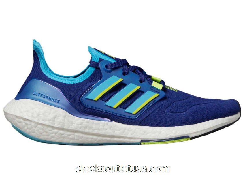 Outlet adidas Ultra Boost 22 Legacy Indigo Sky Solar Yellow GX9333