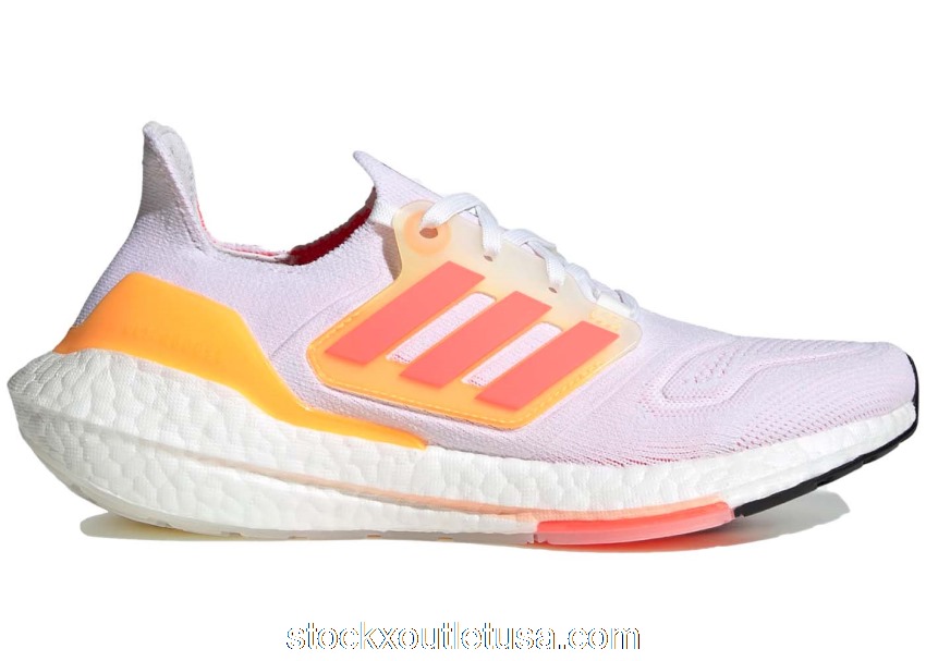 Outlet adidas Ultra Boost 22 White Turbo Flash Orange (W) GX5595