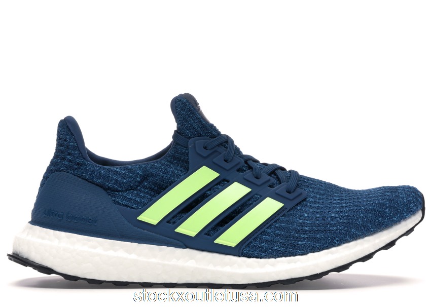 Outlet adidas Ultra Boost 4.0 Legend Marine Hi Res Yellow F35234