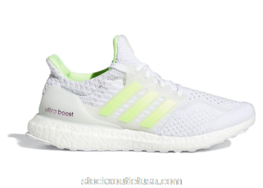Outlet adidas Ultra Boost 5.0 DNA Glow in the Dark White Signal Green (W) G58760