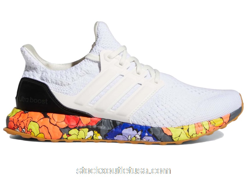Outlet adidas Ultra Boost 5.0 DNA White Floral Midsole (W) GX3028