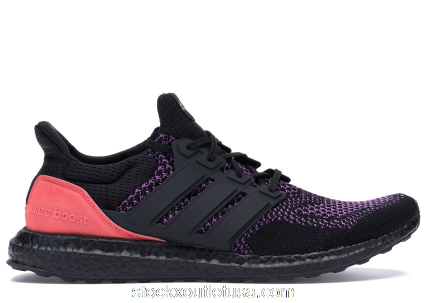 Outlet adidas Ultra Boost Core Black Active Purple Shock Red EE3712
