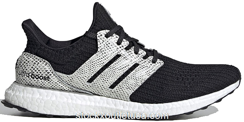 Outlet adidas Ultra Boost Snakeskin Black White FX8933