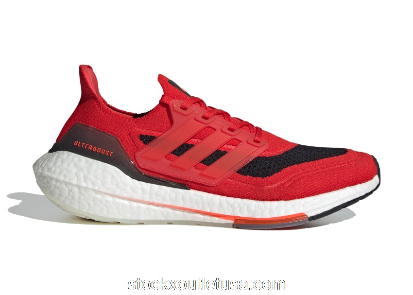 Outlet adidas UltraBoost 21 Vivid Red FY0387