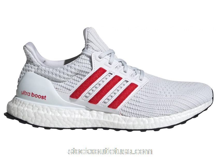 Outlet adidas UltraBoost 4.0 DNA White Scarlet FY9336