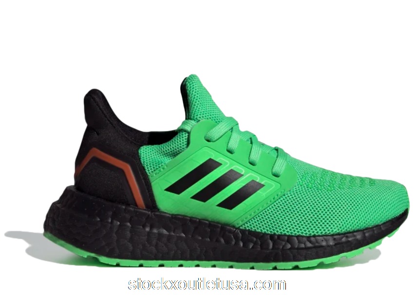 Outlet adidas Ultraboost 20 Shock Lime (PS) EG4825