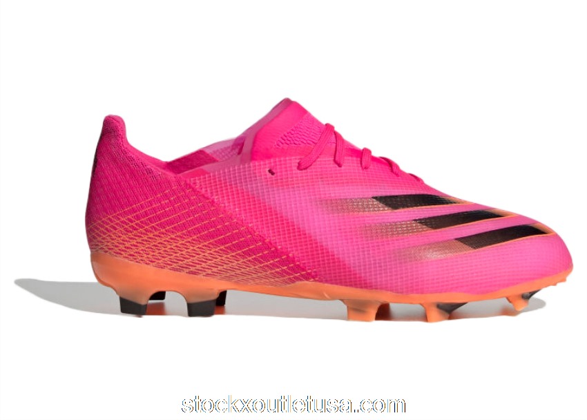 Outlet adidas X Ghosted 1 FG J Shock Pink (GS) FW6956