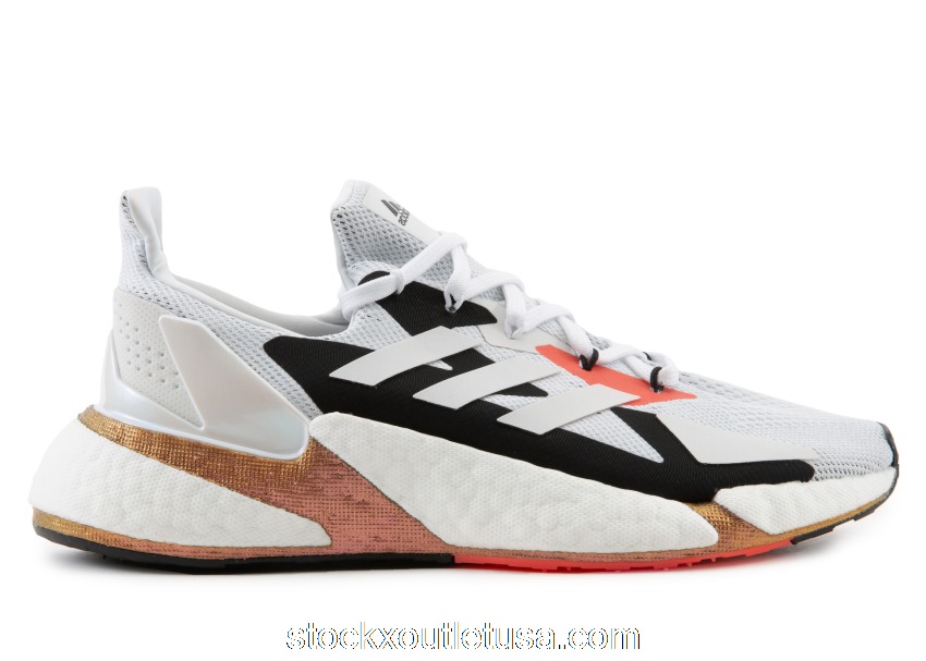 Outlet adidas X9000L4 Boost White Solar Red Bronze FW8388