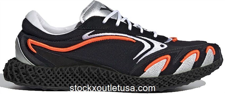 Outlet adidas Y-3 Runner 4D Black Orange FU9208