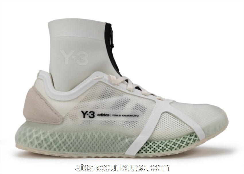 Outlet adidas Y-3 Runner 4D IOW Core White GZ9142