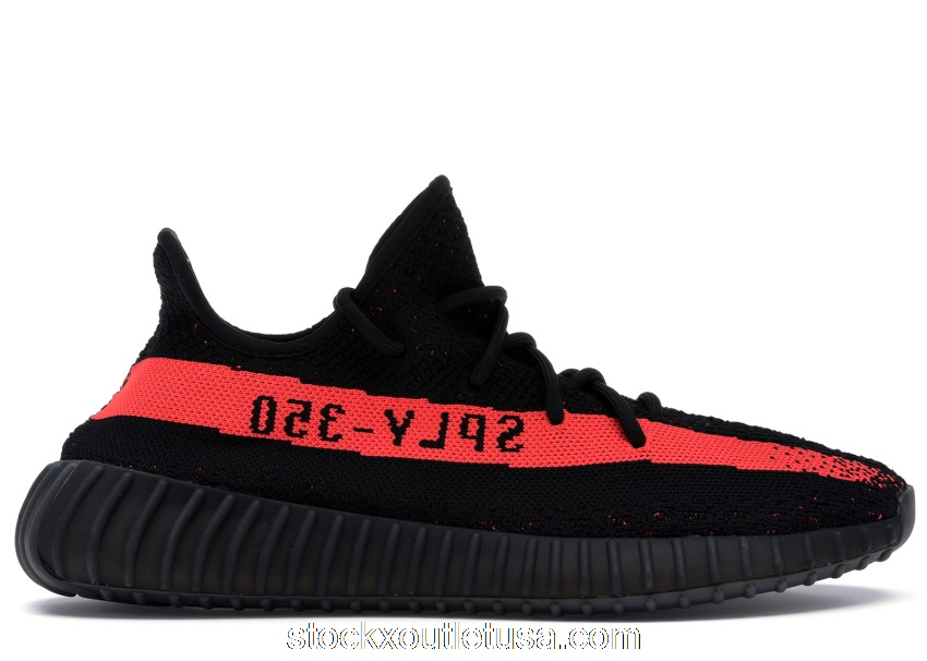 Outlet adidas Yeezy Boost 350 V2 Core Black Red BY9612