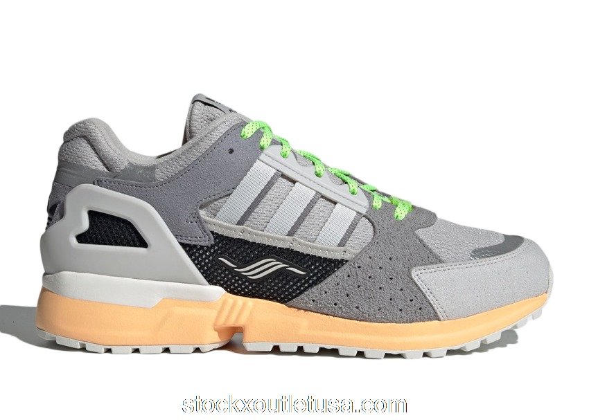 Outlet adidas ZX 10000 C Grey Acid Orange FX6978