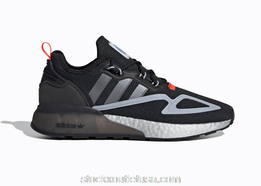 Outlet adidas ZX 2K Boost Black Halo Silver FY5724