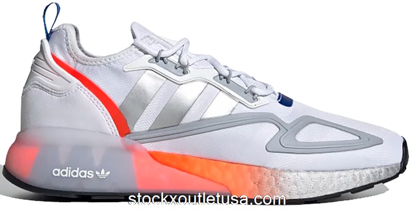 Outlet adidas ZX 2K Boost Cloud White Silver Metallic FY5725