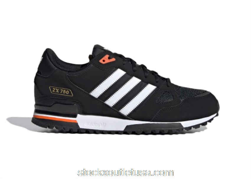 Outlet adidas ZX 750 Black Orange FV6604