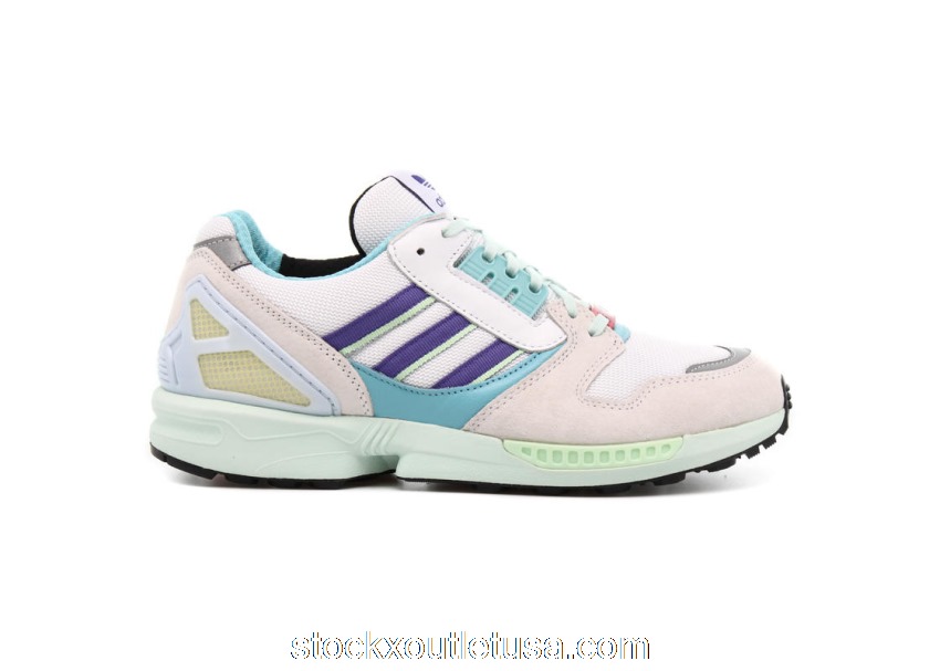 Outlet adidas ZX 8000 White Purple Aqua EF4366