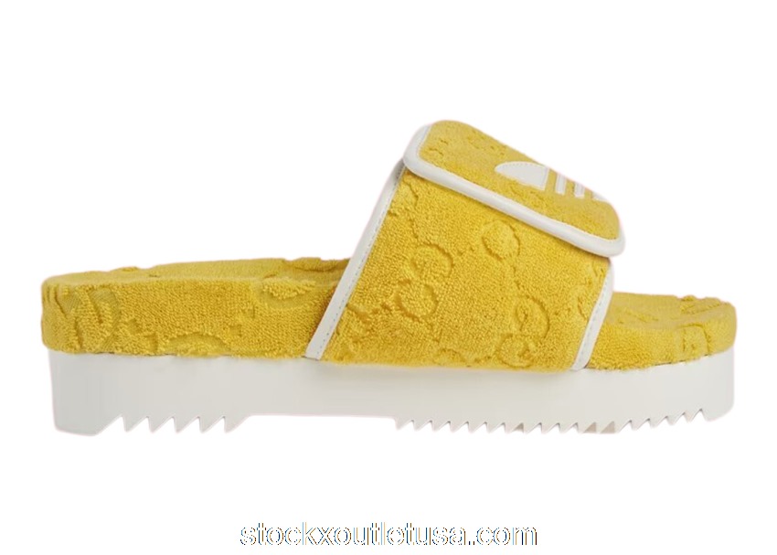 Outlet adidas x Gucci GG Platform Sandal Yellow (W) 702398UU0107171