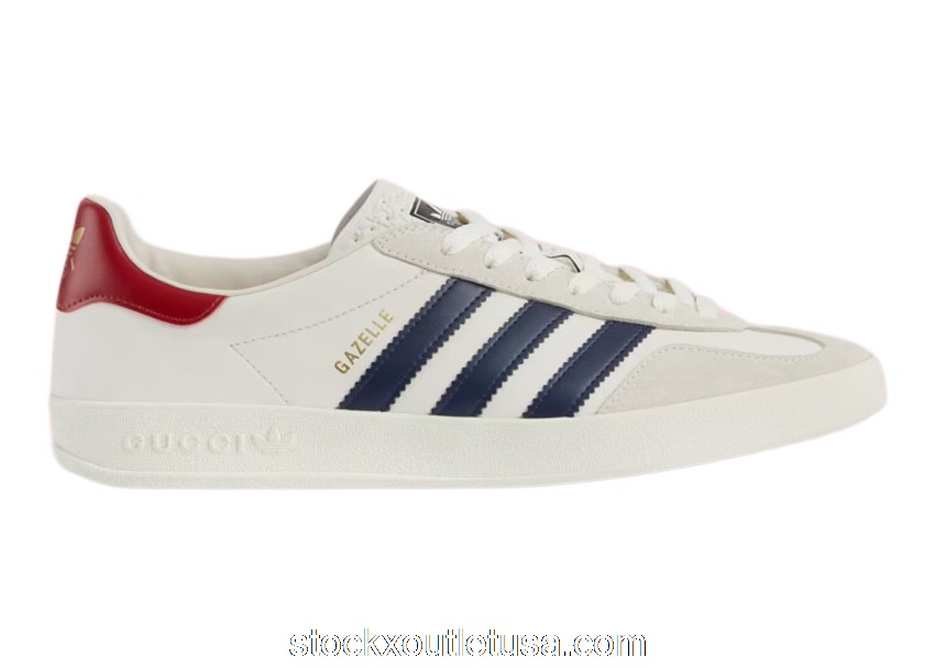 Outlet adidas x Gucci Gazelle White (W) 707861UTT109060
