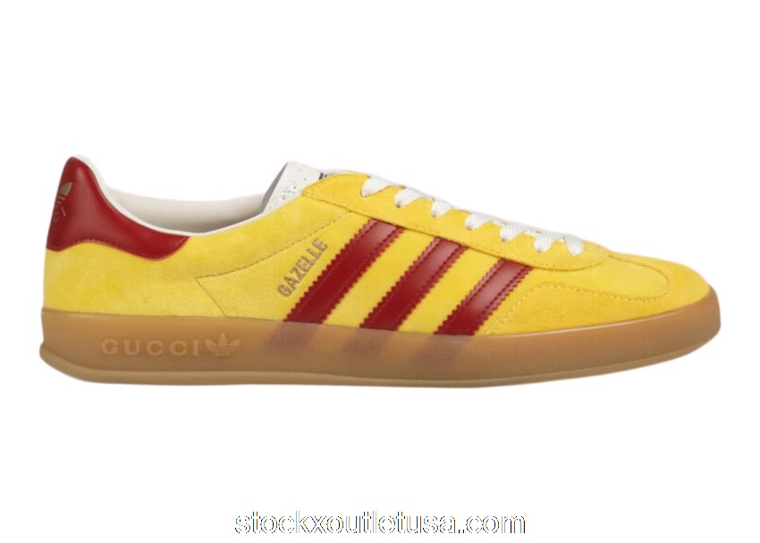 Outlet adidas x Gucci Gazelle Yellow 7078489STU07170